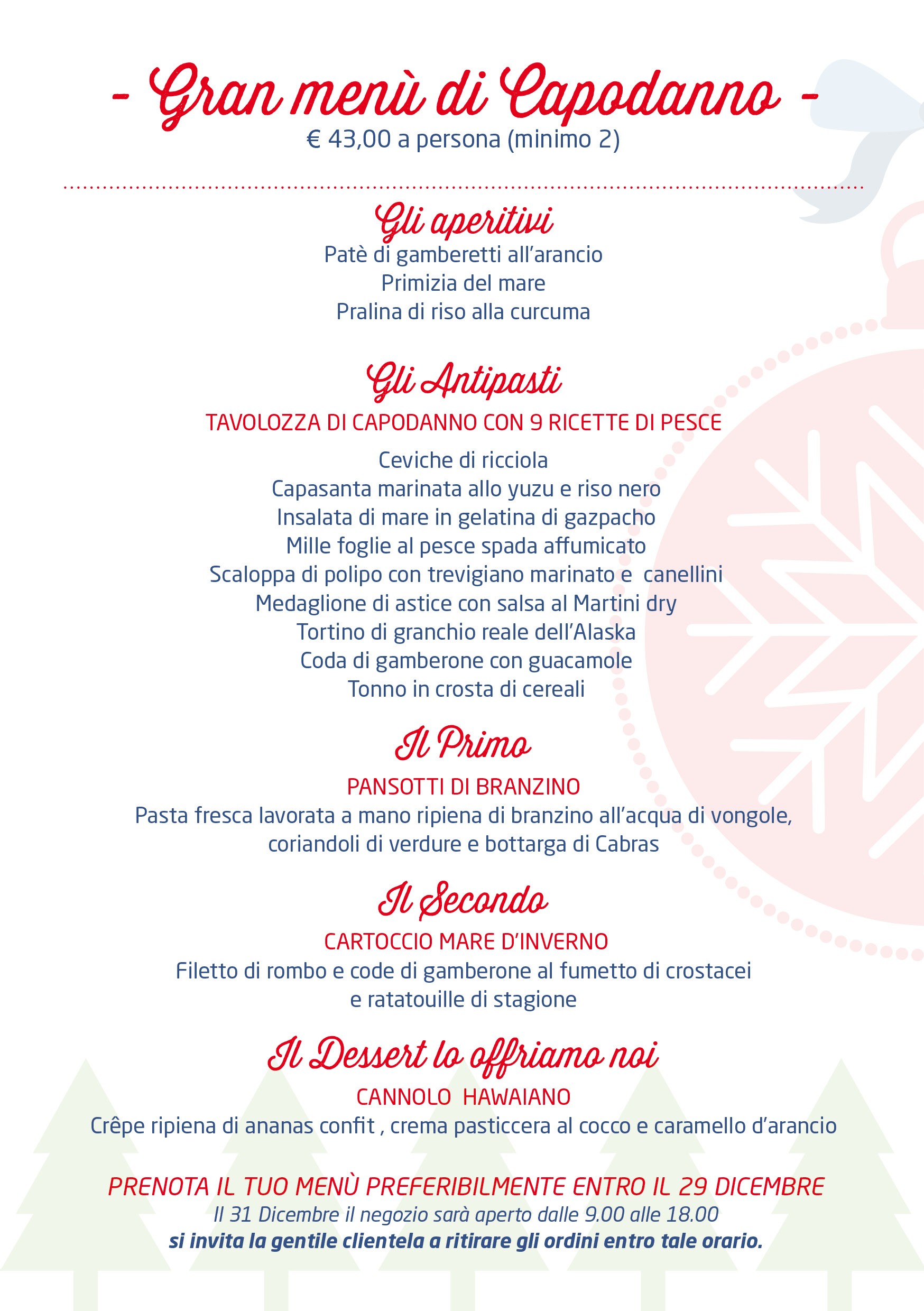 Menu Natale Casalingo.Menu Delle Feste Natalizie