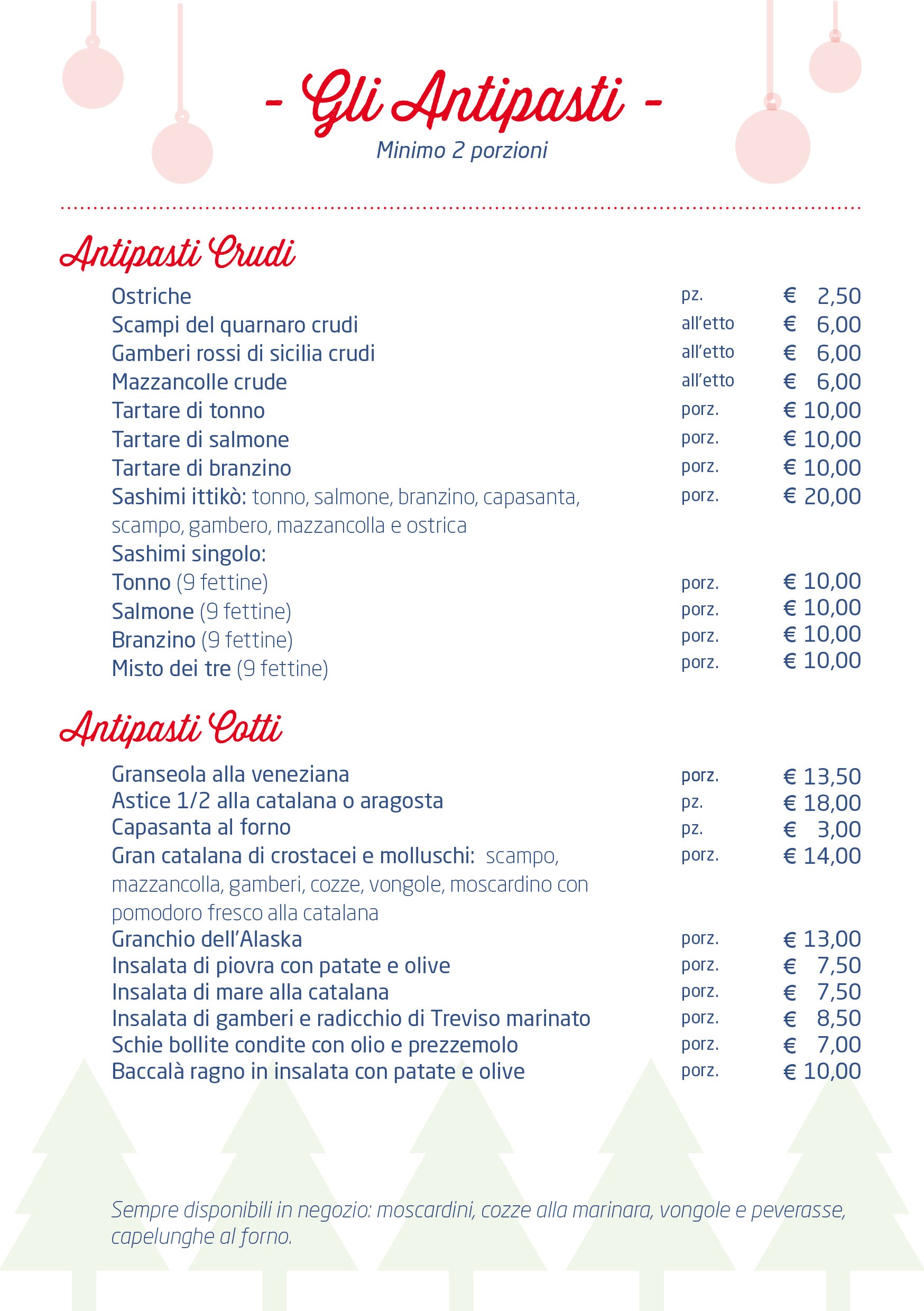Menu Casalingo Di Natale.Menu Delle Feste Natalizie